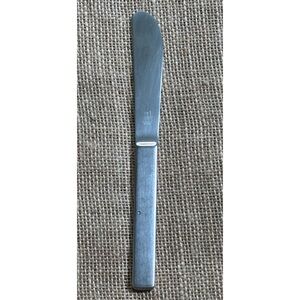Vintage Pier 1 Butter Spreader Knife No Design Minimalist Simple Plain Flatware